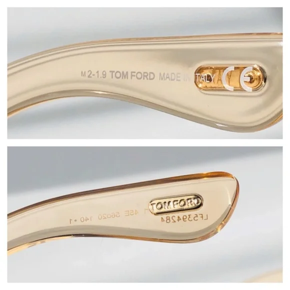 New TOM FORD Aristotle Orange Square Sunglasses - Picture 7 of 16